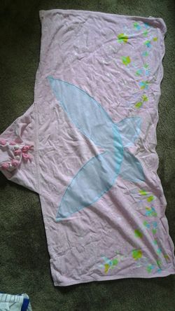 Tinker bell towel with cap