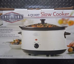 AMERICANA 4 QT SLOW COOKER