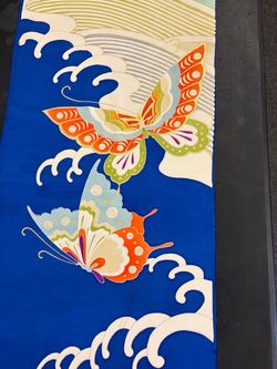 Vintage Japanese kimono fabric