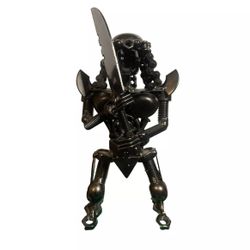 ALIEN COLLECTION PREDATOR HANDMADE ART ACTION FIGURE MADE FROM METAL SCRAP PARTS