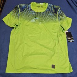 NWT NIKE PRO HYPERCOOL MAX METALIZED MENS TRAINING SHIRT, Men's XL 