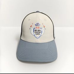 Men's  Red Bulls New Era Tan Game Day Adjustable Trucker Hat