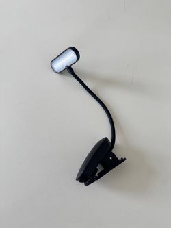 Black Clip-on LED Reading Light