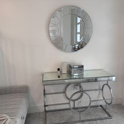  console table and mirror
