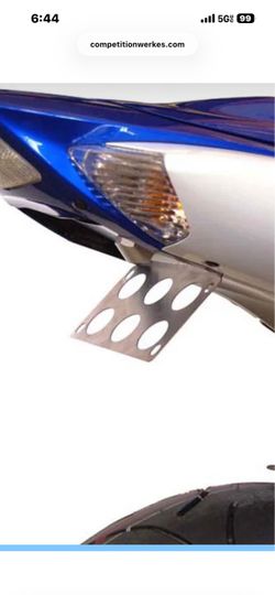 Motorcycle license plate holder. Honda,Triumph,Yamaha, Ducati