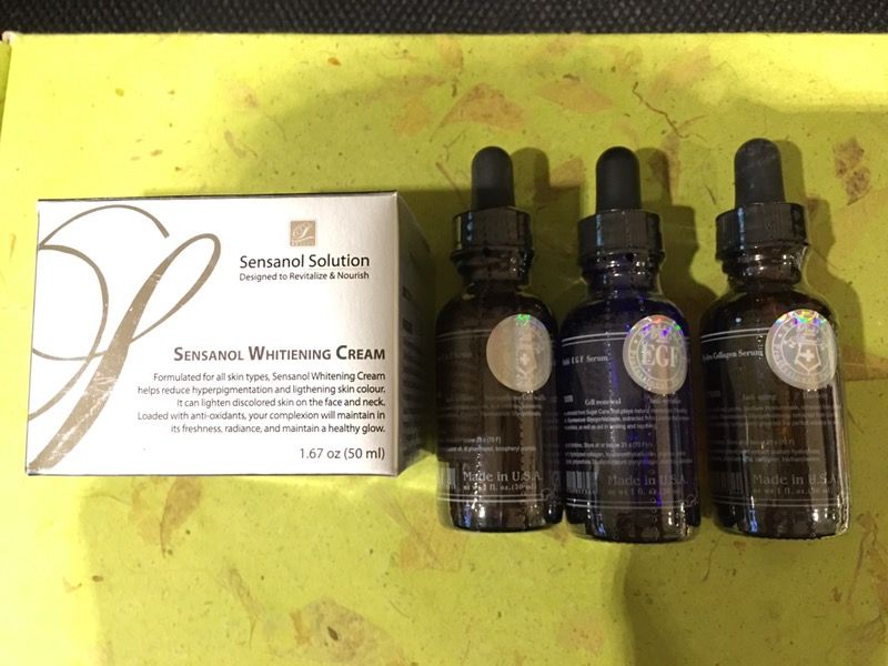 Sensanol beauty products