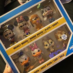 Brand New Exclusive Funko Pop Disney Mickey And Friends 8 Packs SOLD OUT