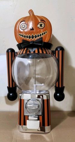 Vintage Spirits Ashland Halloween Pumpkin Jack O Lantern Nutcracker Gumball Mach