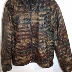 North Face Camo Puffer Jacket