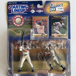 1999 Starting Lineup Derek Jeter Baseball Figurine Set
