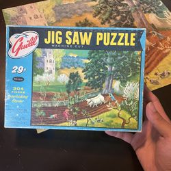Vintage Guild Jigsaw Puzzle 304 piece Farming Scenery