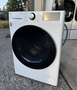 LG ThinQ 29-Inch Front Load Washing Machine White