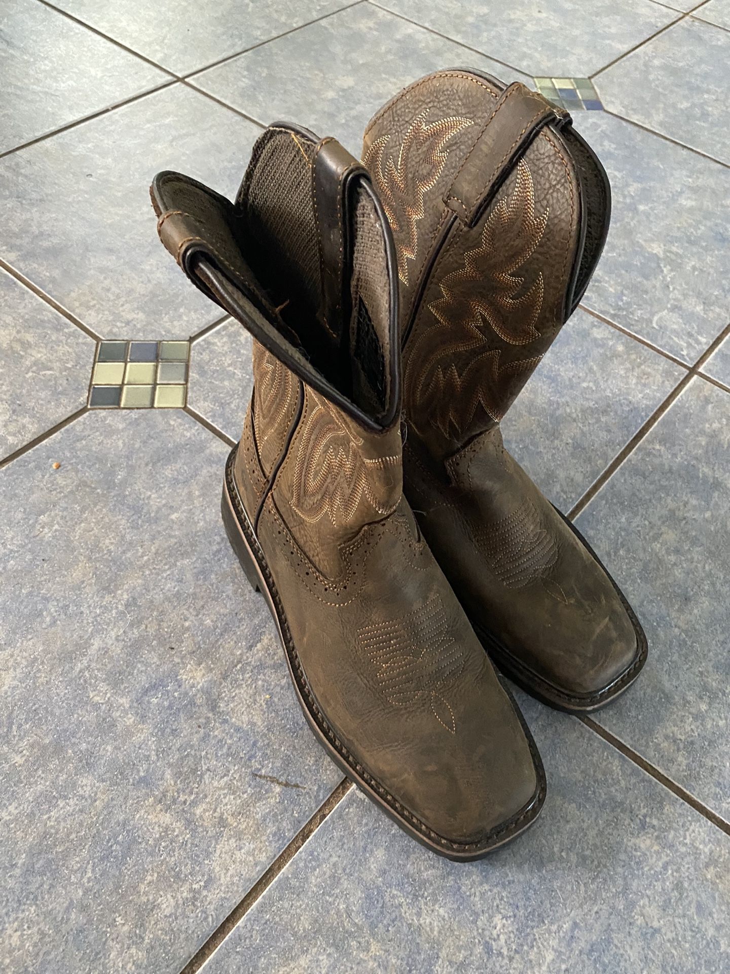 MEN'S WOLVERINE RANCHER SQUARE-TOE WELLINGTON