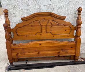 Queen bed frame