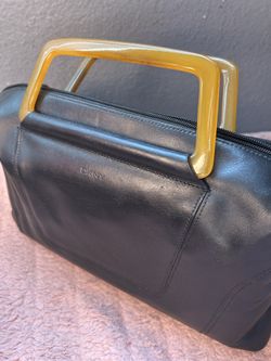 DKNY Black Leather Purse