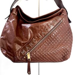 Marc Jacobs Medium Leather Hobo  Bag Color: Cognac Gently Used