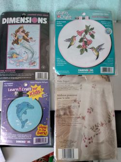 4 Cross Stitch Kits