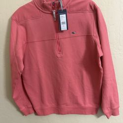 Vineyard vines Men’s Collegiate Shep Quarter Zip Pullover Sweatshirt Small