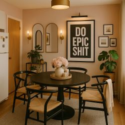 Wishbone dining chairs