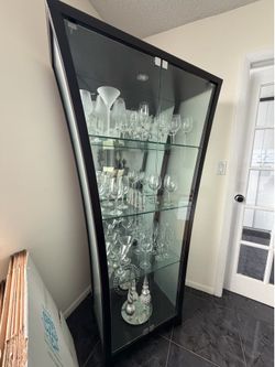 Glass Display Cabinet Luxury Home Decor