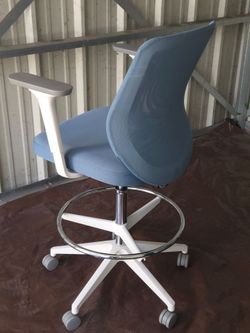 Office chair blue