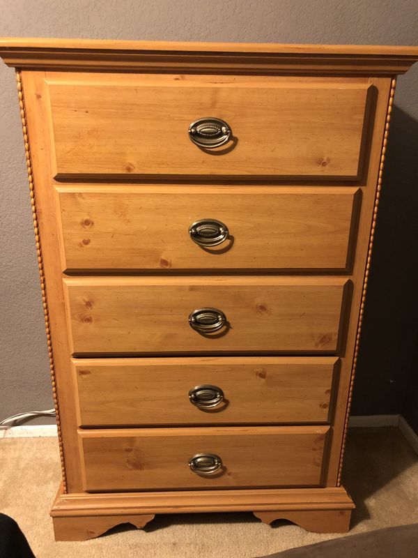 Wood Dresser 4ft Tall X 32 Inch Wide 5 Drawer Dresser For Sale In wood-dresser-4ft-tall-x-32-inch-wide-5-drawer-dresser-for-sale-in