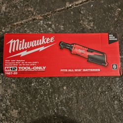 Milwaukee M12 3/8 Ratchet 2457-20 Tool Only