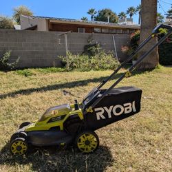 Ryobi ONE+ 18V 13 in. Cordless Battery Walk Behind Push Lawn Mower (Tool Only)