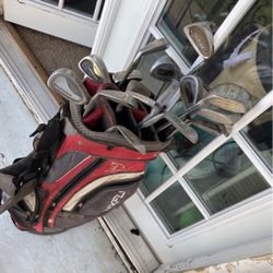 Golf Clubs And Bag 