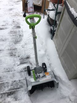 Earth wise 16 inch electric snowblower