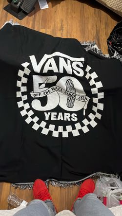 Vans Off The Wall Since 1966 50 Years Hanging Blanket