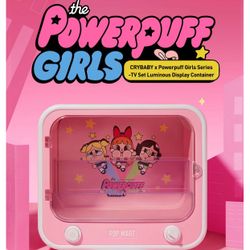 Authentic Pop Mart Power Puff Girls Crybaby Display Case 