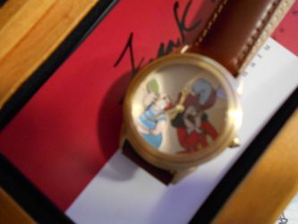 Disney Signature Watch Ollie Johnston Capain Hook Watch W/Box