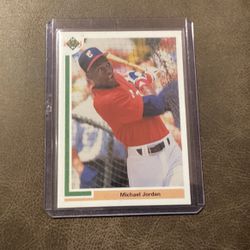 Michael Jordan baseball card