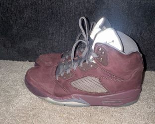 Jordan Air Jordan 5 Retro LS Burgundy Suede High Top size 10