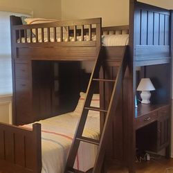 Pottery Barn Kids Twin Bunk Bed