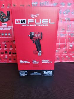 MILWAUKEE M18 FUEL  GEN-3 18V  LITHIUM-ION BRUSHLESS CORDLESS 3/8-IN. COMPACT IMPACT WRENCH WITH FRICTION RING ( TOOL ONLY )