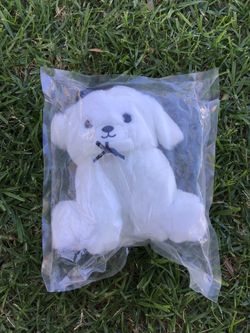 Dog Plush Elementary Middle Junior High School College University Graduation Gift White Dog Puppy Toy Home Room Bed Bedroom Decor Plush Pillow