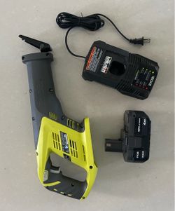 Ryobi 18V Reciprocating Saw with Battery and Charger