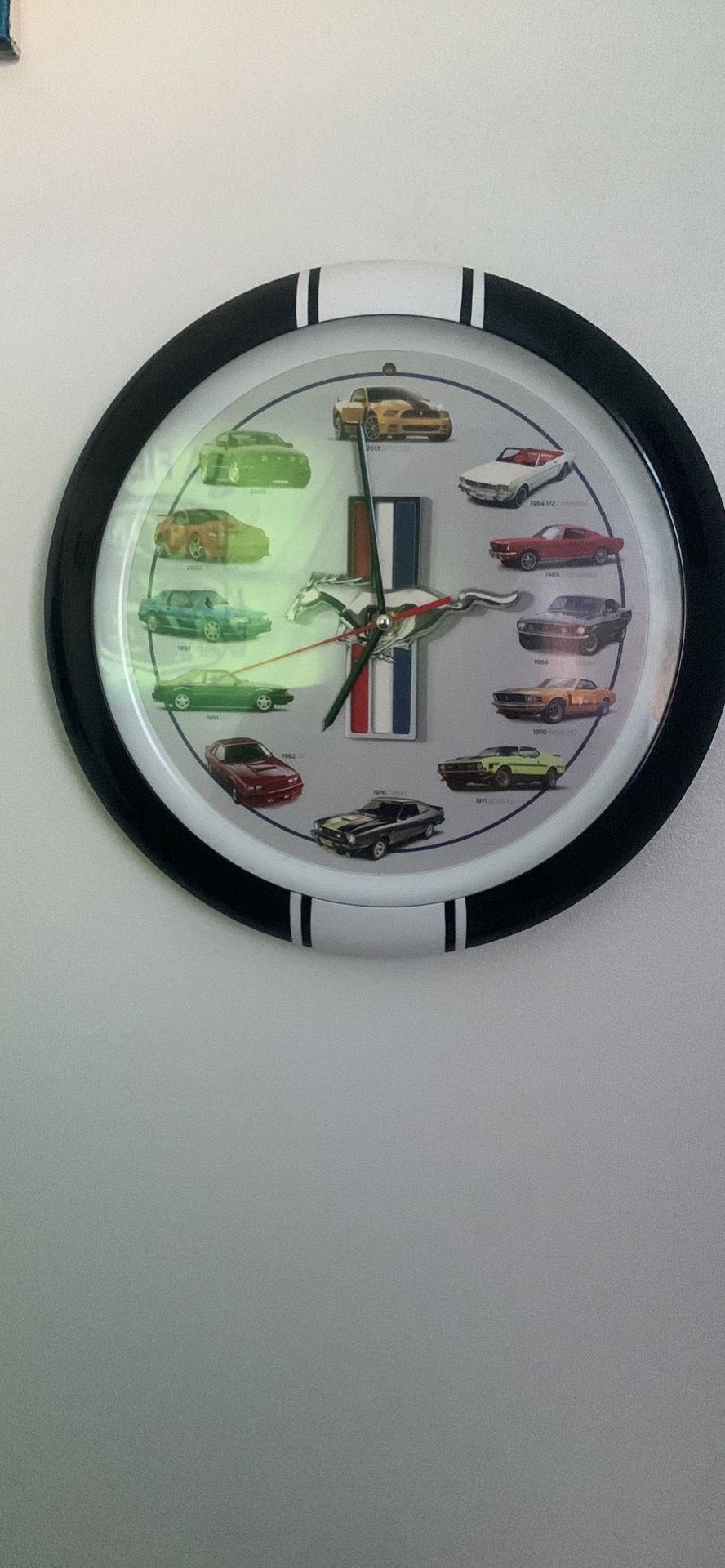 Old Mustang Clock 