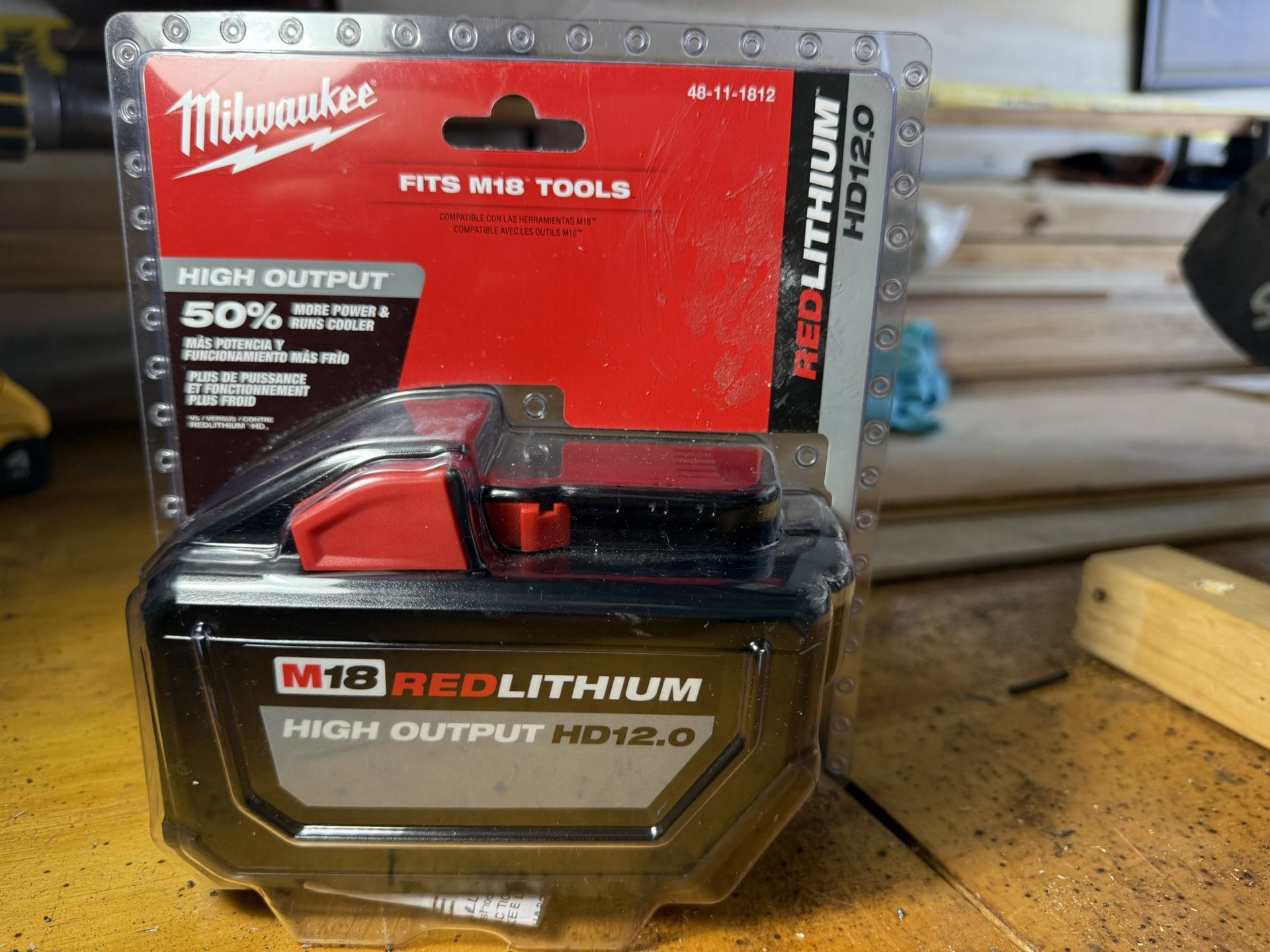 Milwaukee Red lithium High Output HD12.@