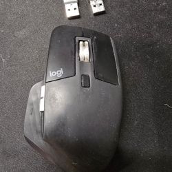 Logitech MX Master 3S Wireless Mouse – Pristine, Slightly Used + 2 Original Logitech USB Receivers