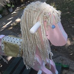 Handmade Rocking Horse: Ride The Pink Pony