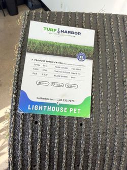 $1.89/sf Pet Turf Synthetic Grass 750sf roll