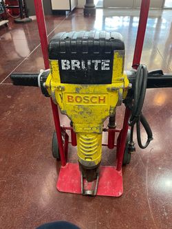 Bosch Brute Breaker 120v Hammer Model 11304 w/ Hand Cart & Hammer Chisel Bits