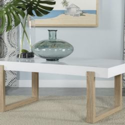 White Glossy Coffee Table 