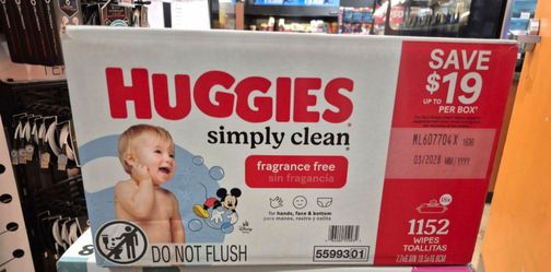 Huggies wipes