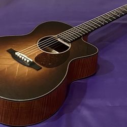 Bourgeois DB Signature OMC Sunburst, bearclaw Sitka Spruce/ Flamed Maple 