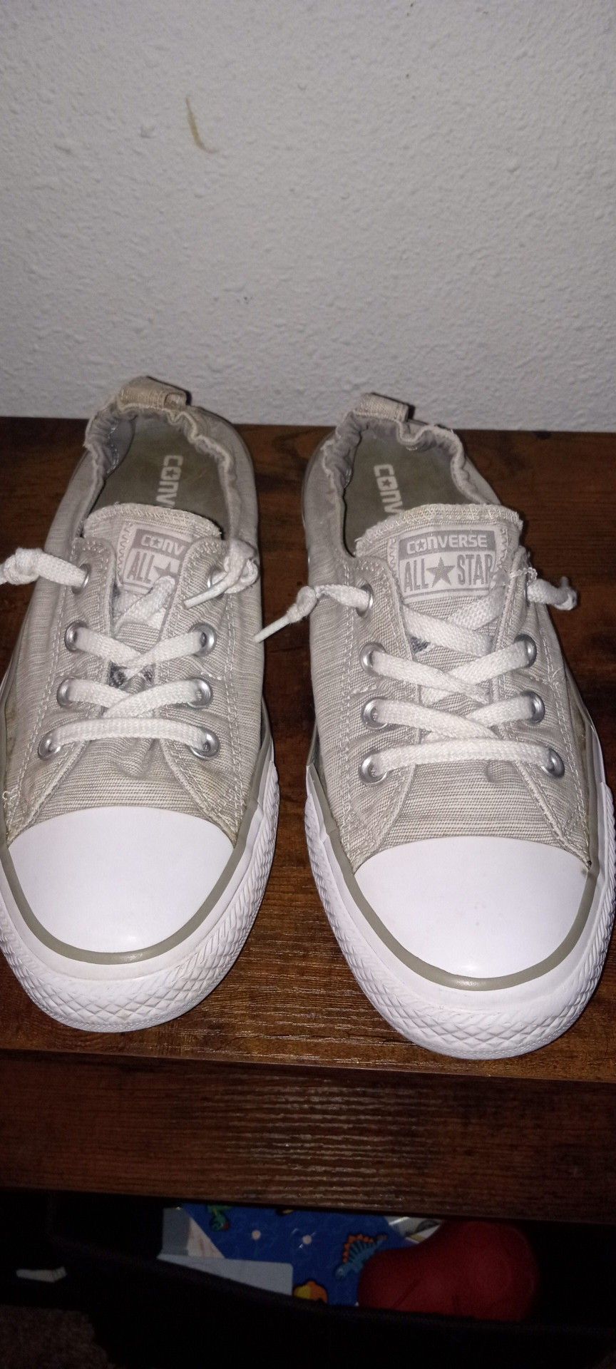 Womens Converse Chuck Taylor Shoreline Gray Casual Sneakers Shoes Size 9