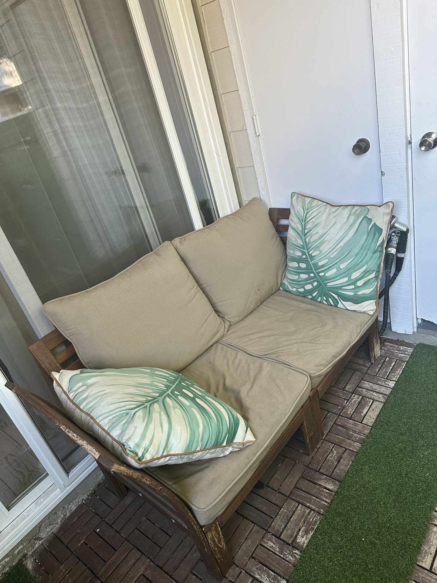 Patio Furniture Bundle Foldable Table / Chairs, Couches